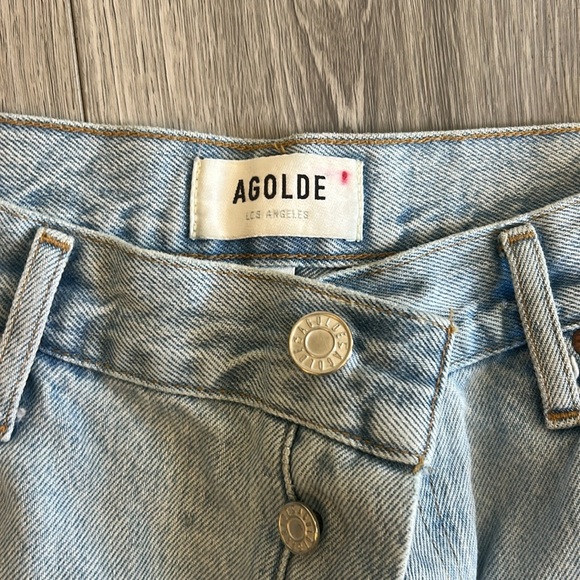 Agolde Light Wash Denim Jeans - Picture 2 of 7